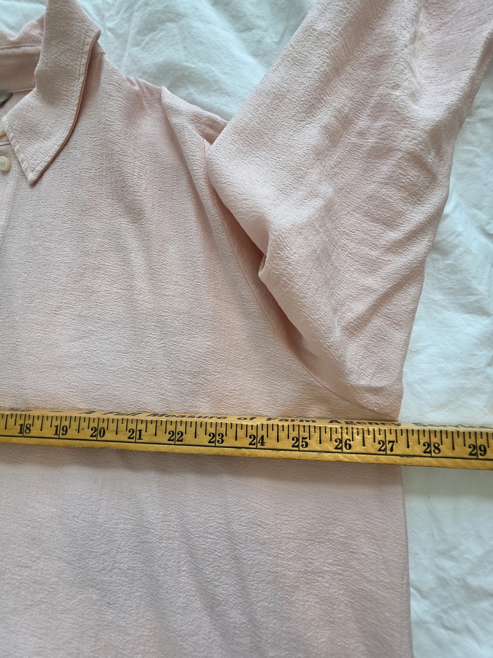 H&M Pale Pink Button-Down Shirt. Size XXL - Picture 5 of 6